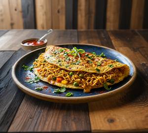 Masala Maggie Omlete