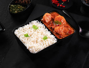 Dum Aloo Mini Rice Bowl.