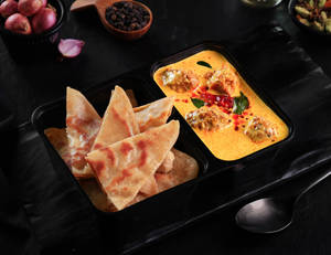 Punjabi Kadhi Pakoda [Paratha] Bowl.