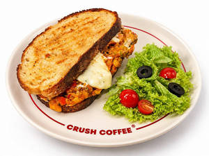 Paneer Tikka Croissant Sandwich