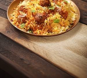 Paneer kofta biryani