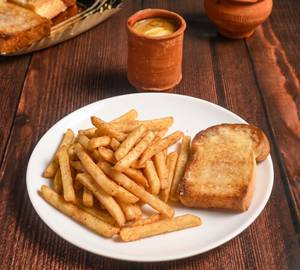 Amul Butter Toast+French Fries+Masala Tea