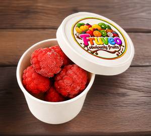 Raspberry fruit pop