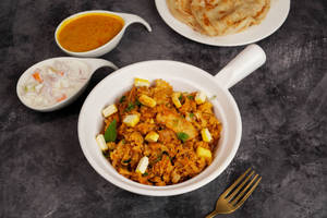 Roasted Panneer Kothu Parotta