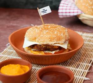 Tandoori Veg Cheese Burger