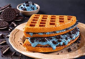 Oreo Cookie Waffle