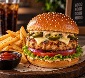 Grilled Chicken Burger