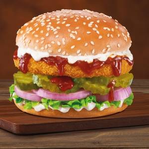 Korean Burst Veg Burger