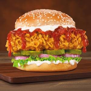 Korean Burst Chicken Burger