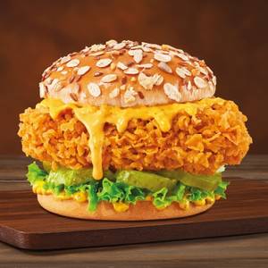 Habanero Burst Chicken Burger