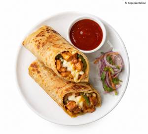 Aloo Manchurian Cheese Frankie