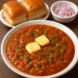 Double Butter Pav Bhaji