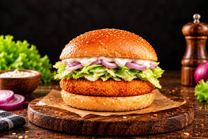 Bugs Crispy Veg Classic Burger