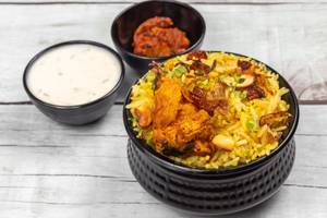 Handi Chicken Dum Biryani