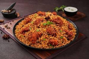 Hyderabadi Chicken 65 Biryani (Serves 1)