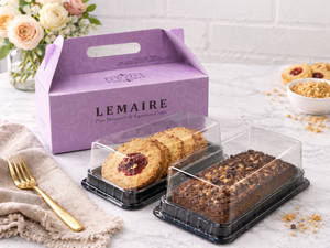 Gift Hamper Box - 5pc Cookie, 1 Bar Cake