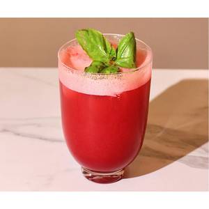 Basil Raspberry Iced Tea