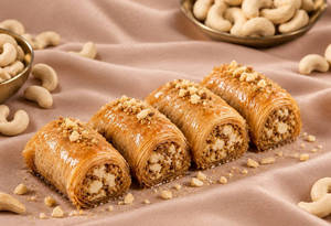 Cashew Baklava Roll