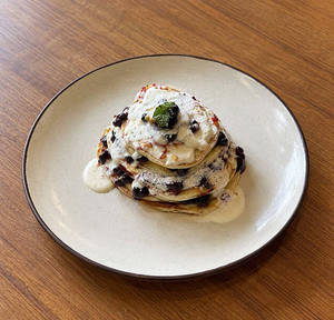 Blueberry And Cream Pancake