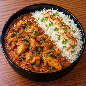 Home Style Chicken Curry Thali