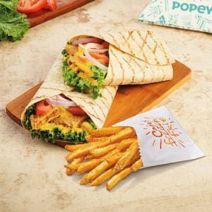 Habanero Veg Roll & Reg Fries
