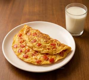 Tomato Omelette [2 egg] + Buttermilk