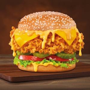 American Mayo Burst Chicken Burger