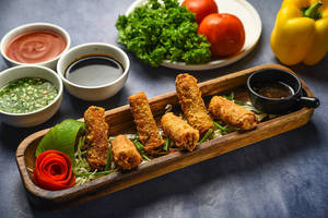 Spinach Cheese Cigar Roll(6 Pcs)