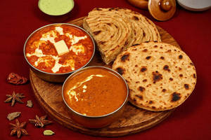 Navratri Dal & Butter Chaap Meal For 2