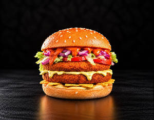 Bugs Mexican Nacho Double Patty Burger