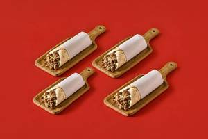 4 Creamy Chicken Shawarma Combo