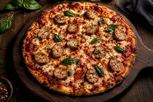 Chicken Sausage Pizza