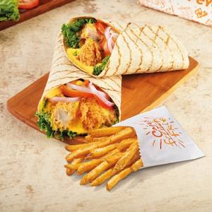 Habanero Chicken Roll & Reg Fries