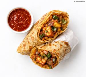 Aloo Paneer Manchurian Frankie