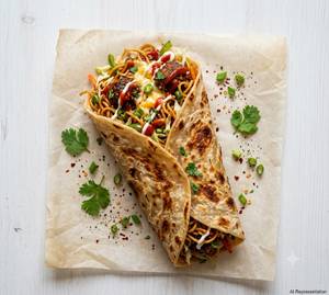 Noodles Manchurian Cheese Frankie