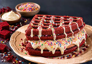 Red Velvet Waffle