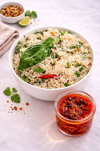 Chili And Basil Fried Rice