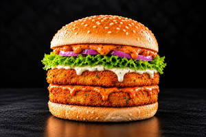 Bugs Royal Tandoori Paneer Double Patty Burger