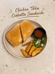 Chicken Tikka Ciabatta Sandwich