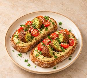 Hummus Falafel Toast