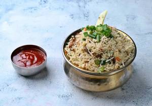 Butter Tossed Mushroom Fried Rice