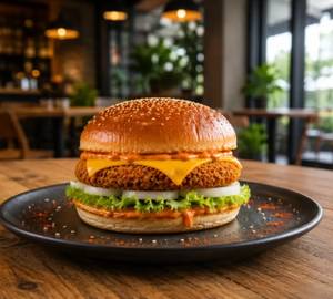 Peri Peri Crunch Veg Burger