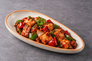 Green & Red Pepper Paneer - No Onion No Garlic