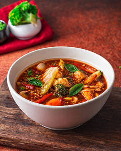 Stir-fried Chilli Basil Vegetables - No Onion No Garlic