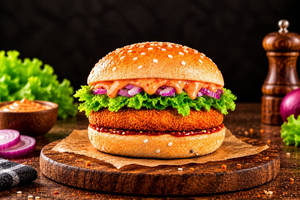 Bugs Korean Spicy Burger