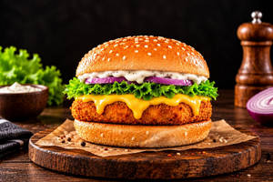 Bugs Paneer Italiano Burger