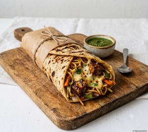 Noodles Paneer Manchurian Cheese Frankie