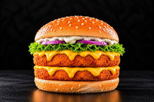 Bugs Paneer Italiano Double Patty Burger