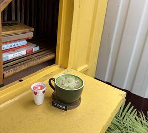 Hot Strawberry Matcha Latte