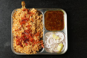 Chicken Biryani With Gravy